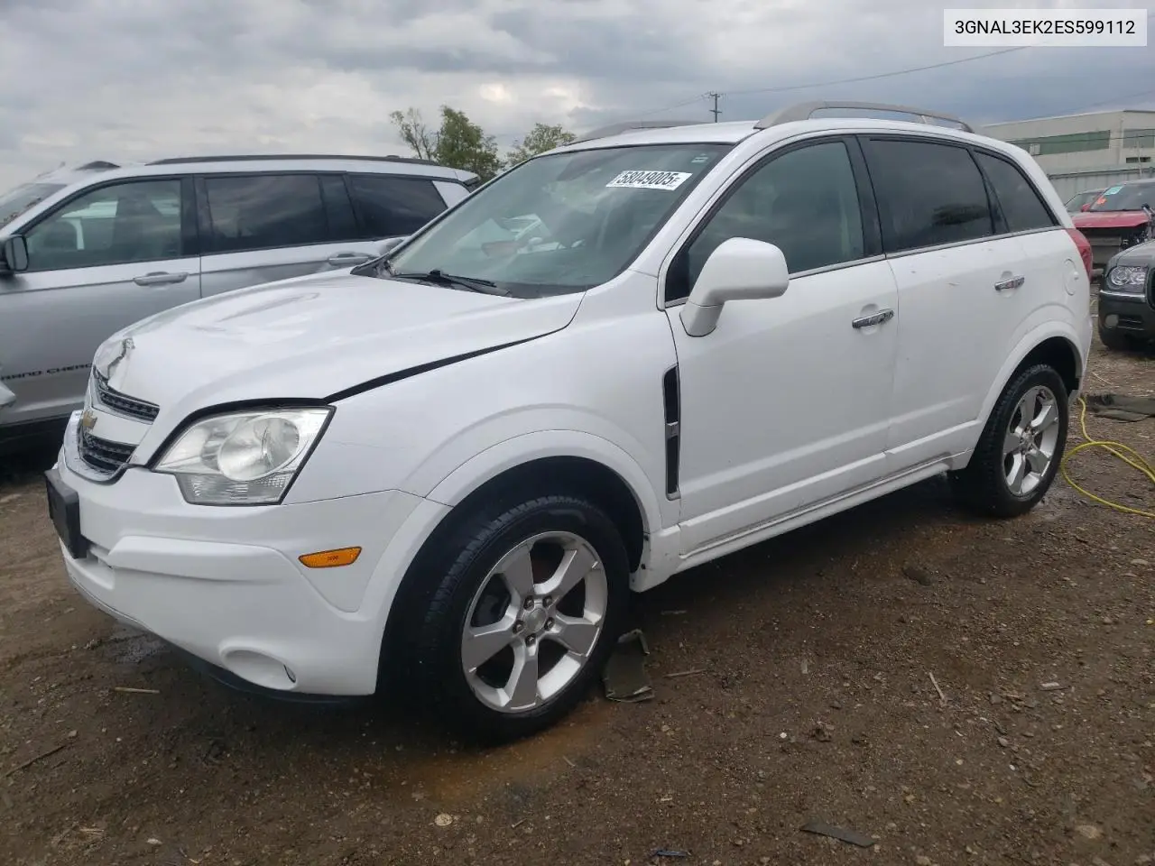 2014 Chevrolet Captiva Lt VIN: 3GNAL3EK2ES599112 Lot: 58049005