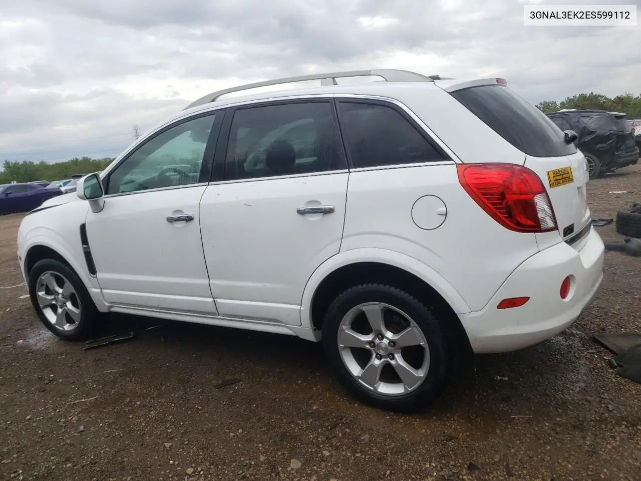 2014 Chevrolet Captiva Lt VIN: 3GNAL3EK2ES599112 Lot: 58049005