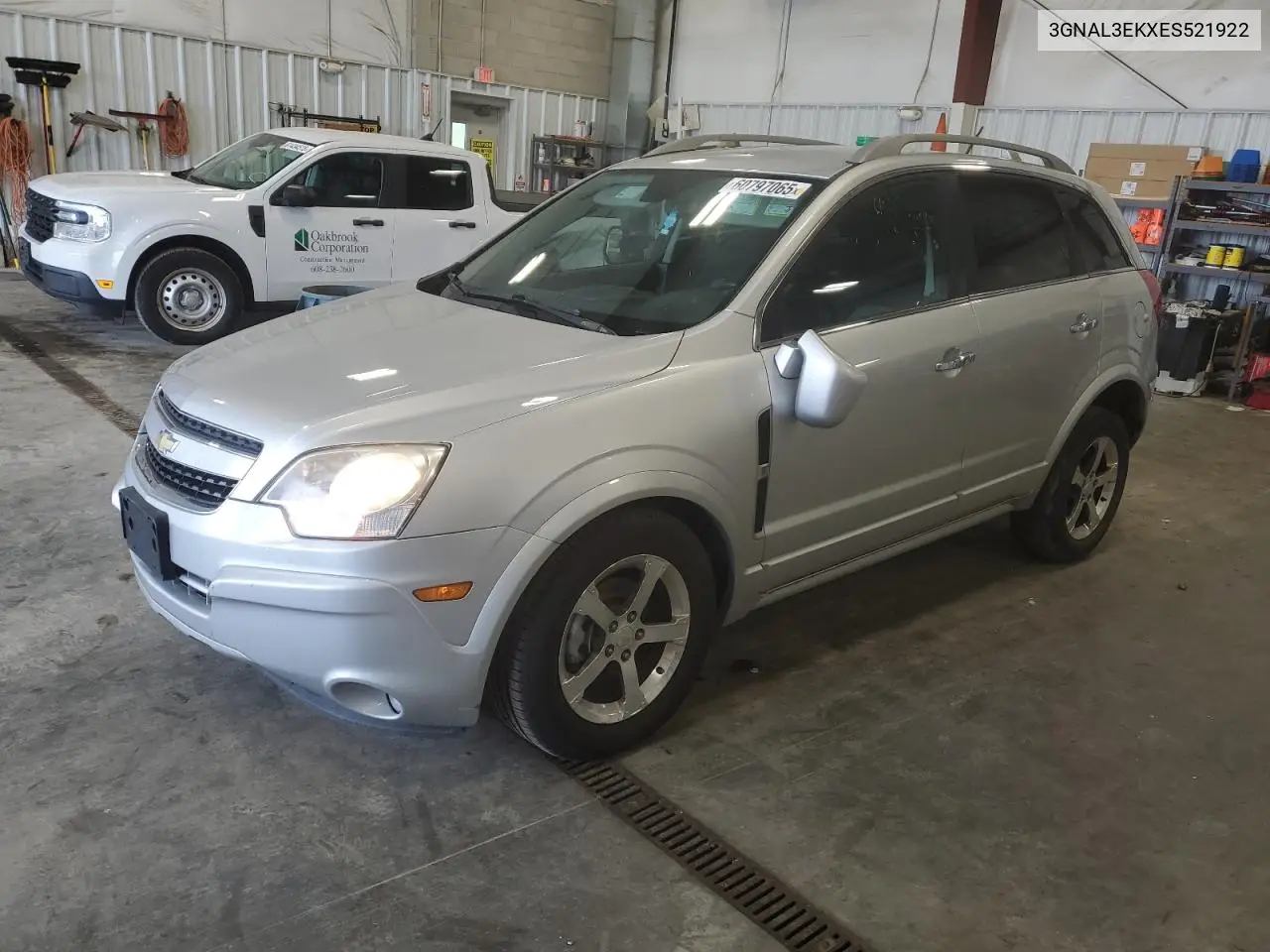 2014 Chevrolet Captiva Lt VIN: 3GNAL3EKXES521922 Lot: 60797065