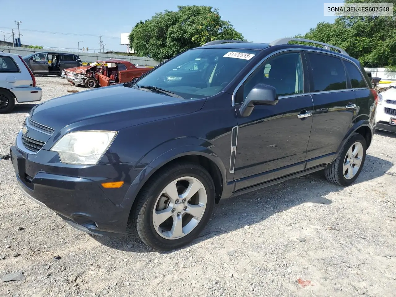 2014 Chevrolet Captiva Lt VIN: 3GNAL3EK4ES607548 Lot: 61008855