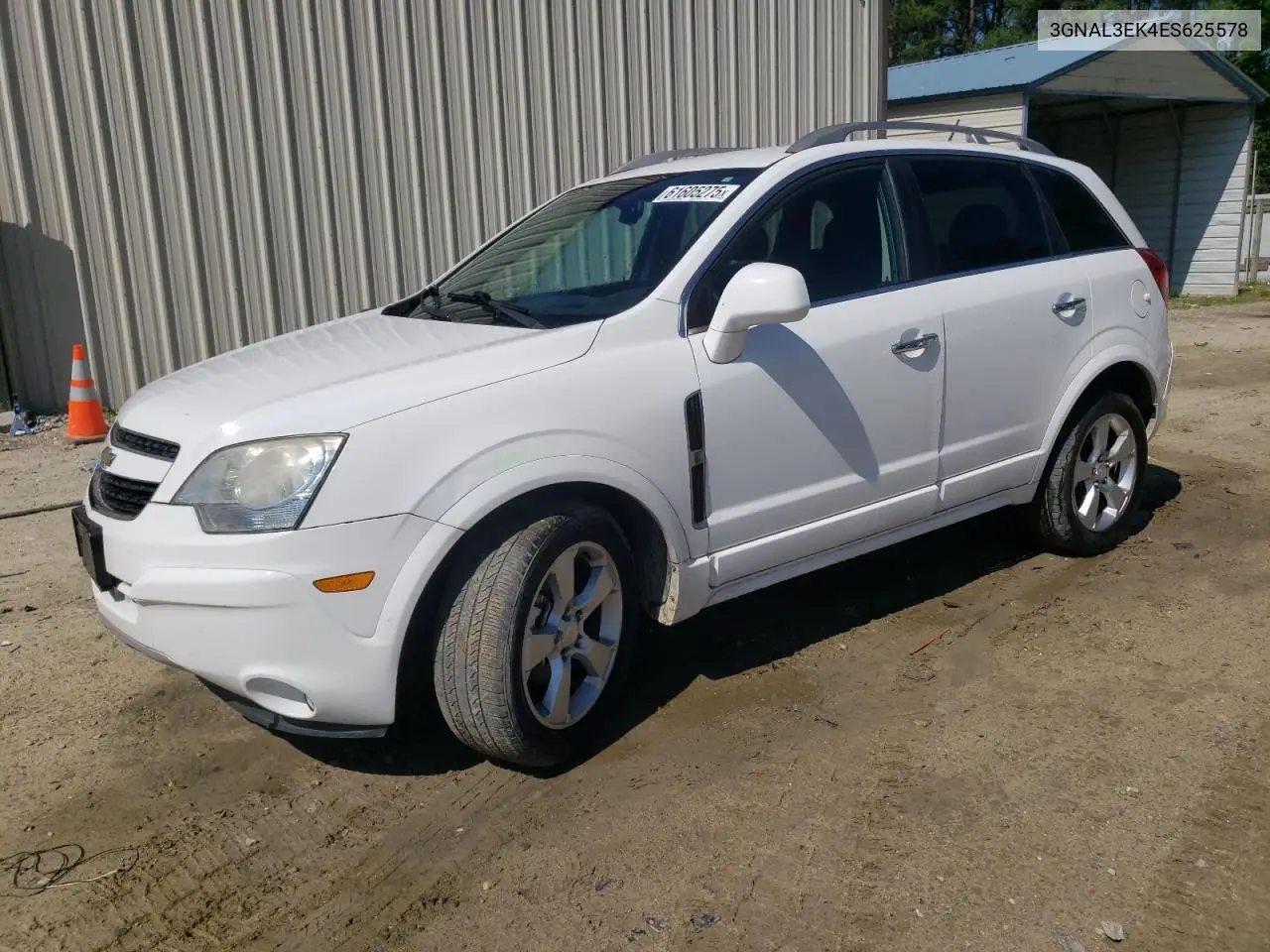 2014 Chevrolet Captiva Lt VIN: 3GNAL3EK4ES625578 Lot: 61605275