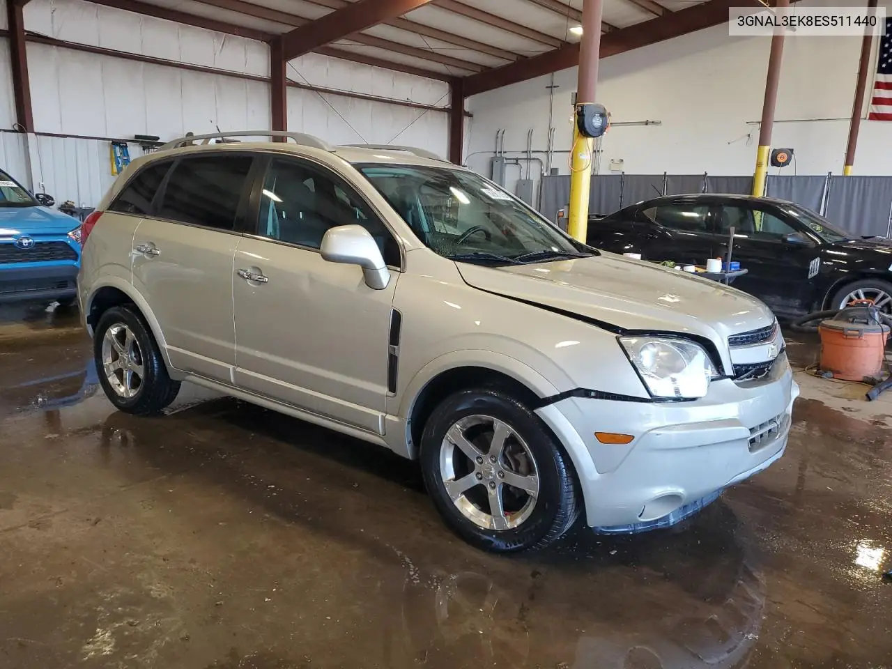 2014 Chevrolet Captiva Lt VIN: 3GNAL3EK8ES511440 Lot: 62061275