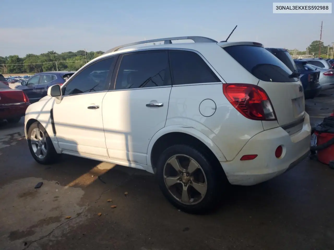 2014 Chevrolet Captiva Lt VIN: 3GNAL3EKXES592988 Lot: 62099265
