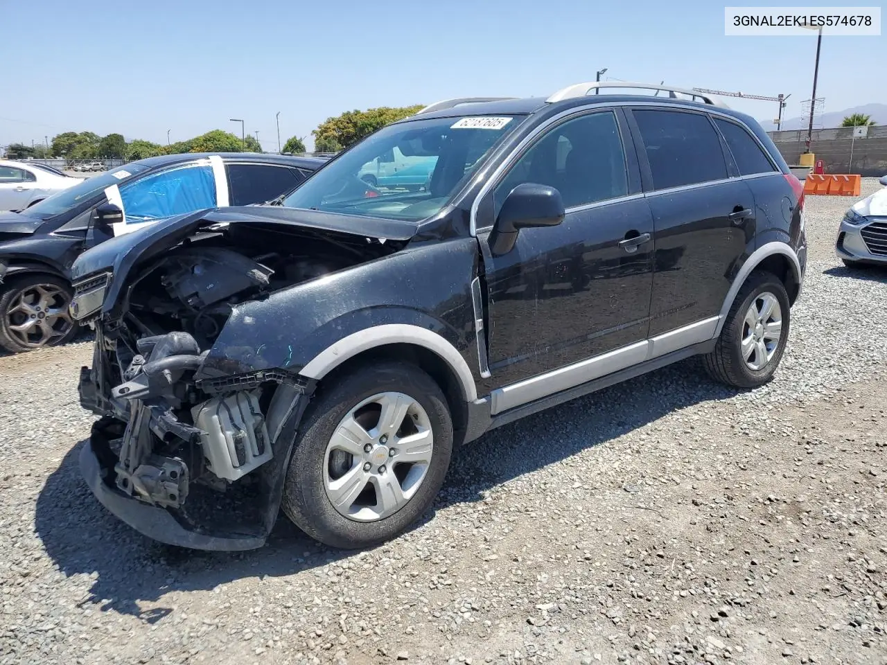 2014 Chevrolet Captiva Ls VIN: 3GNAL2EK1ES574678 Lot: 62187605