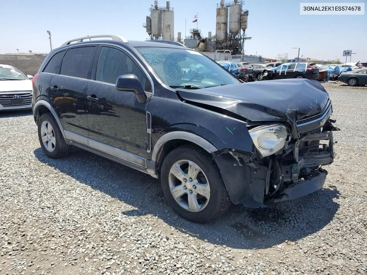 2014 Chevrolet Captiva Ls VIN: 3GNAL2EK1ES574678 Lot: 62187605