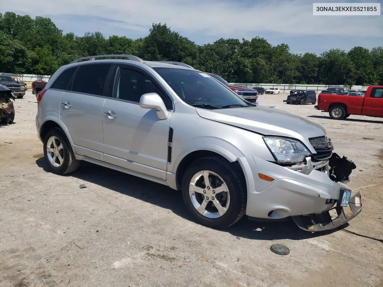 2014 Chevrolet Captiva Lt VIN: 3GNAL3EKXES521855 Lot: 62301415