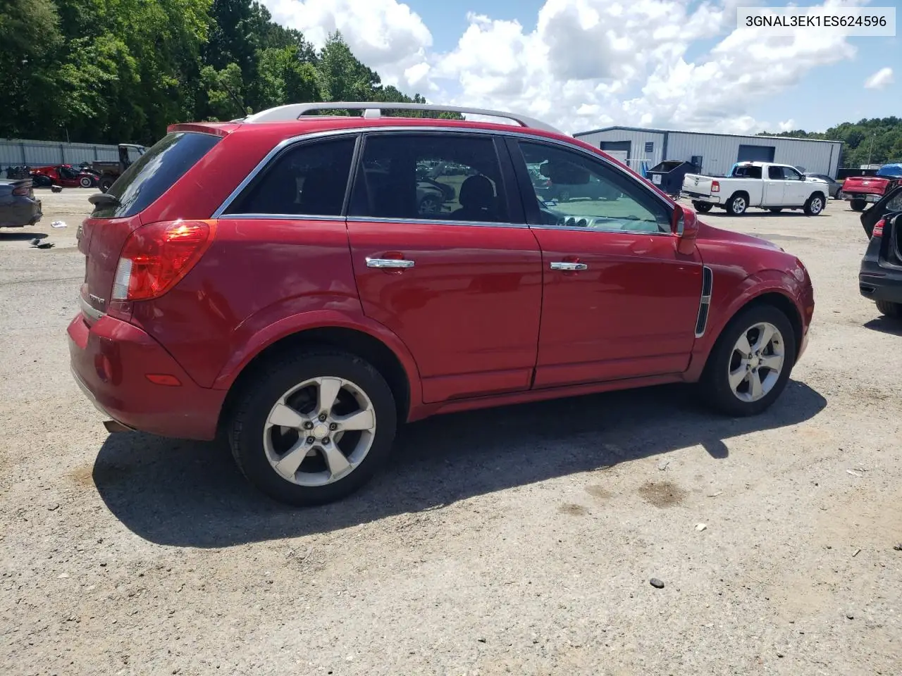 2014 Chevrolet Captiva Lt VIN: 3GNAL3EK1ES624596 Lot: 62476795