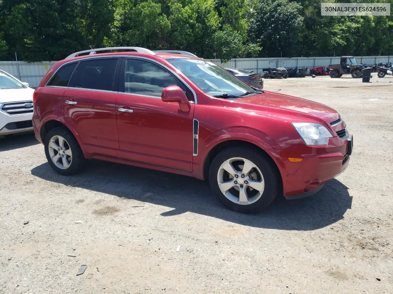 2014 Chevrolet Captiva Lt VIN: 3GNAL3EK1ES624596 Lot: 62476795