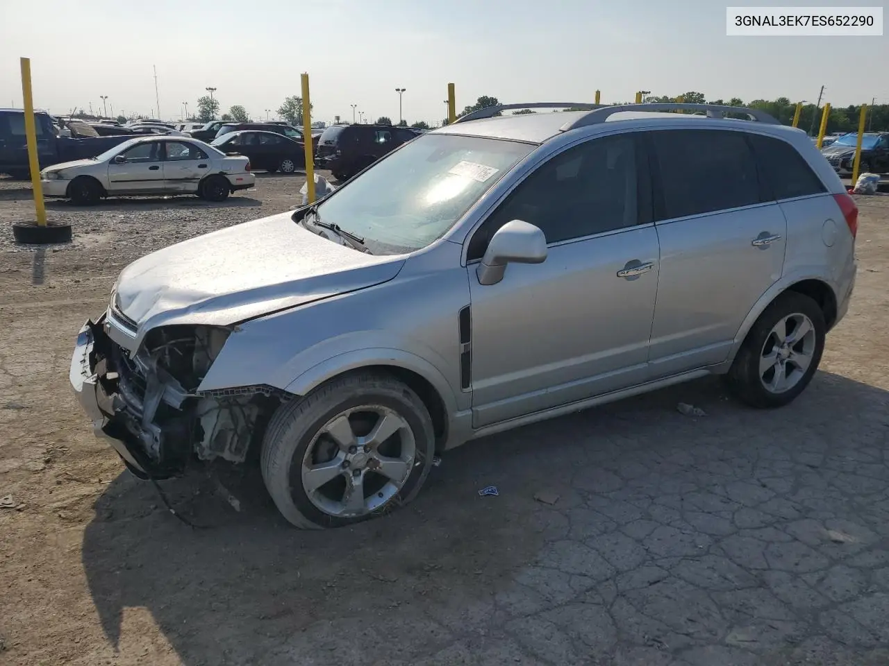 2014 Chevrolet Captiva Lt VIN: 3GNAL3EK7ES652290 Lot: 62532105