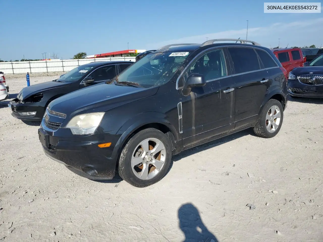 2014 Chevrolet Captiva Ltz VIN: 3GNAL4EK0ES543272 Lot: 62687445