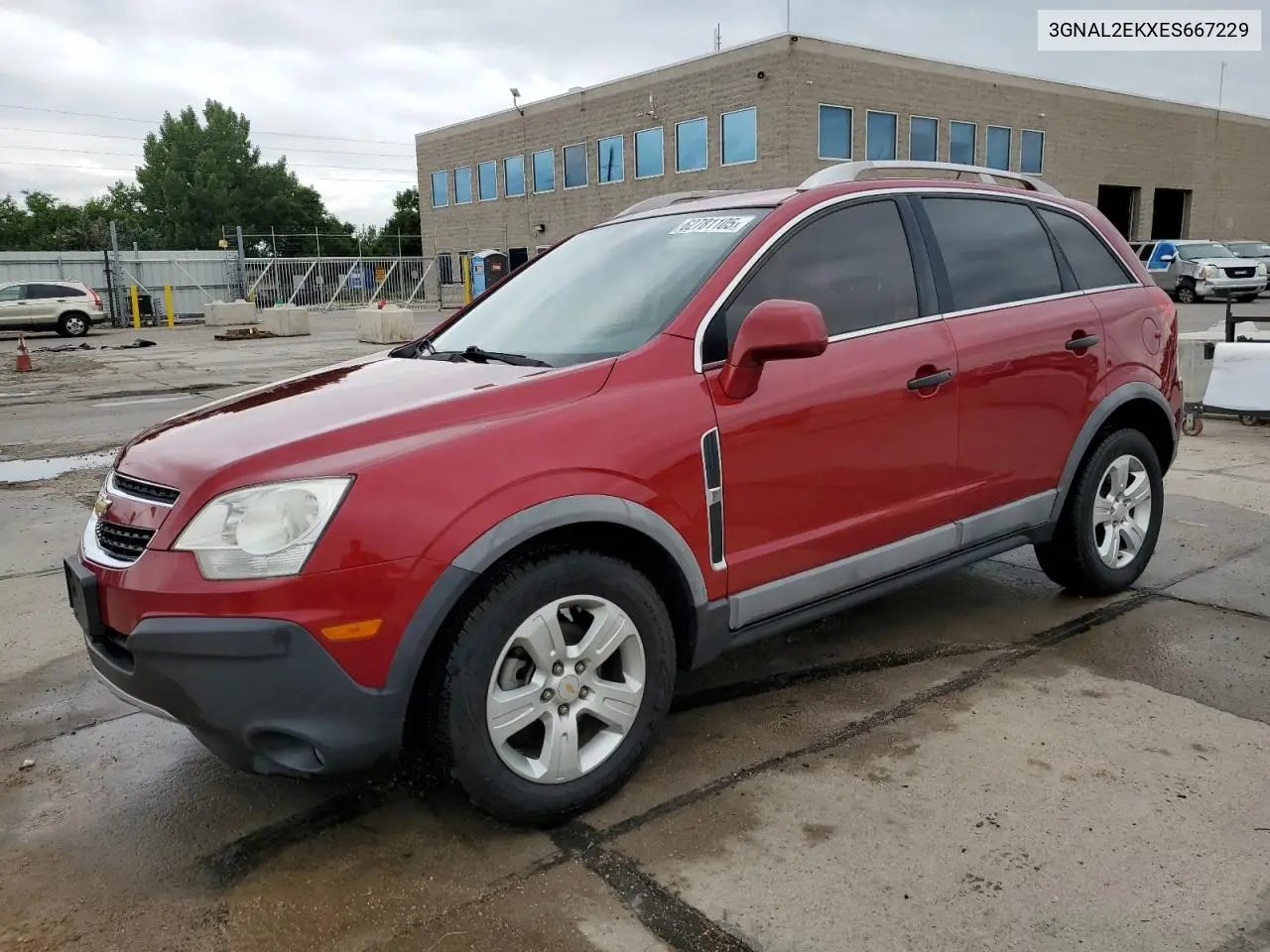 2014 Chevrolet Captiva Ls VIN: 3GNAL2EKXES667229 Lot: 62781105