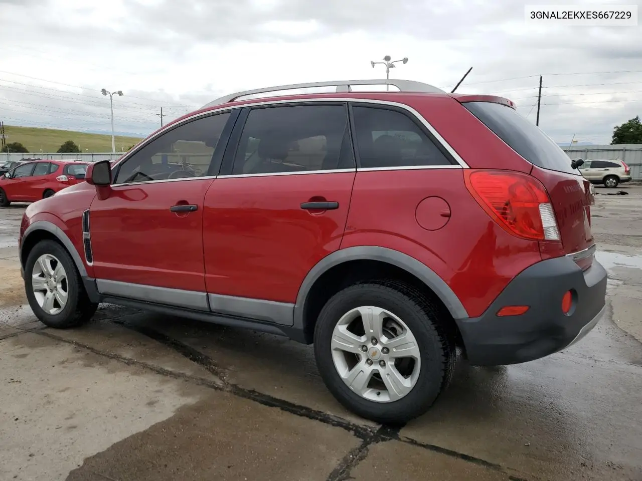 2014 Chevrolet Captiva Ls VIN: 3GNAL2EKXES667229 Lot: 62781105