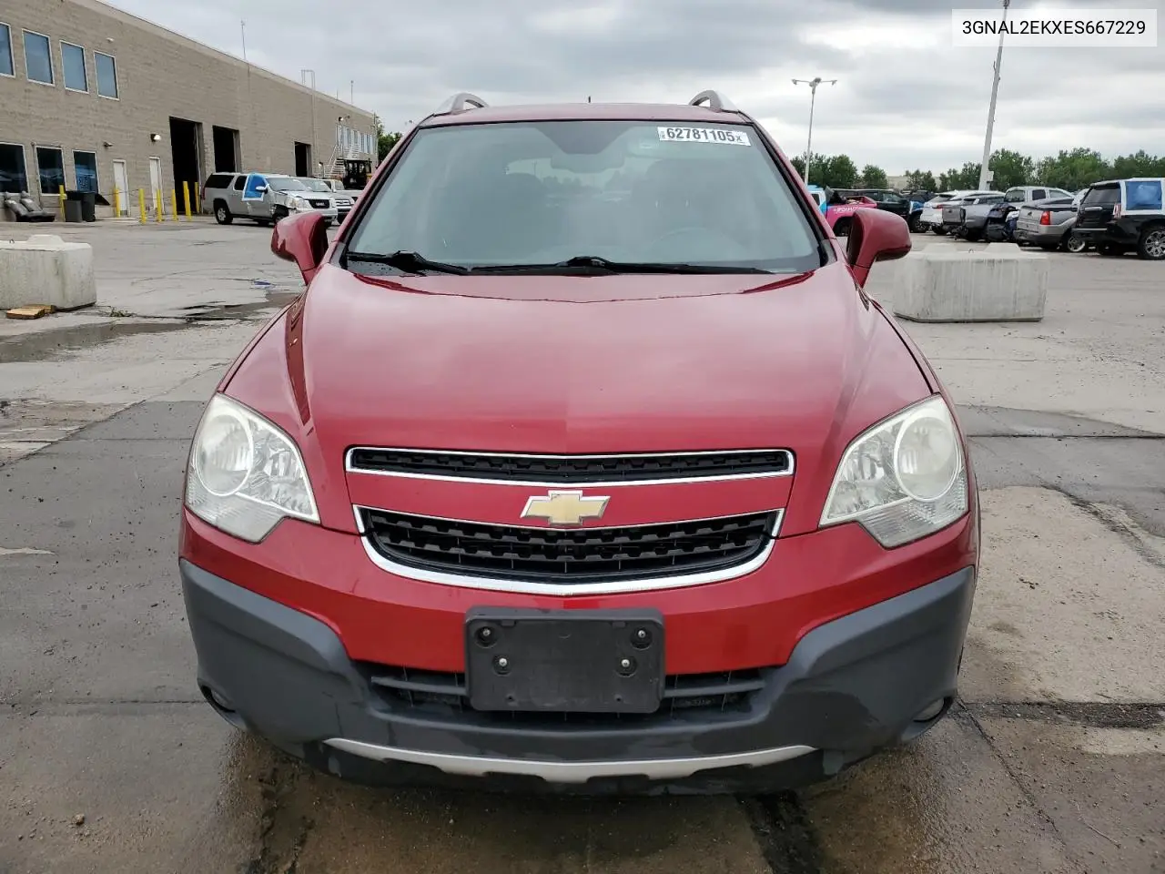 2014 Chevrolet Captiva Ls VIN: 3GNAL2EKXES667229 Lot: 62781105