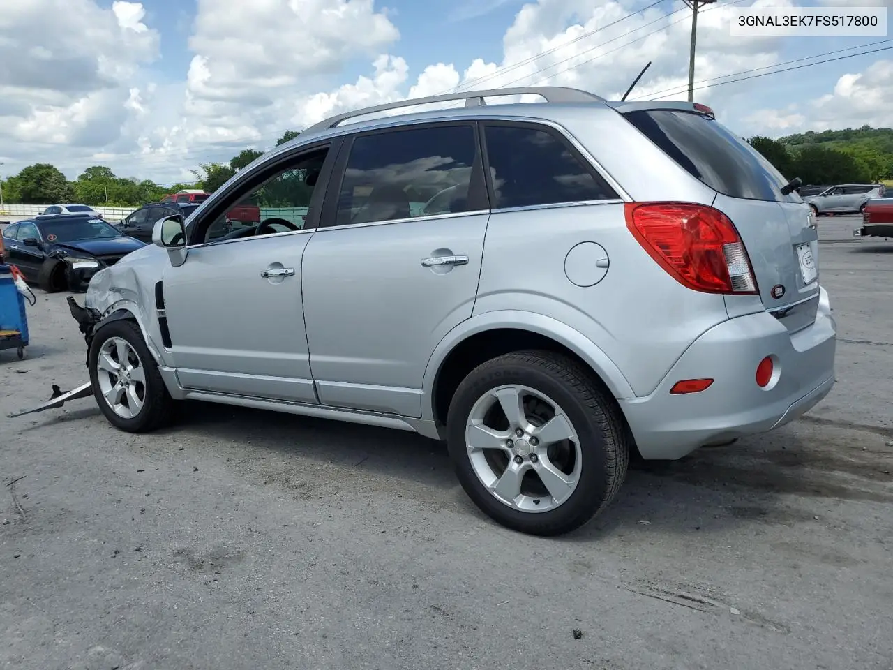 2015 Chevrolet Captiva Lt VIN: 3GNAL3EK7FS517800 Lot: 60931915