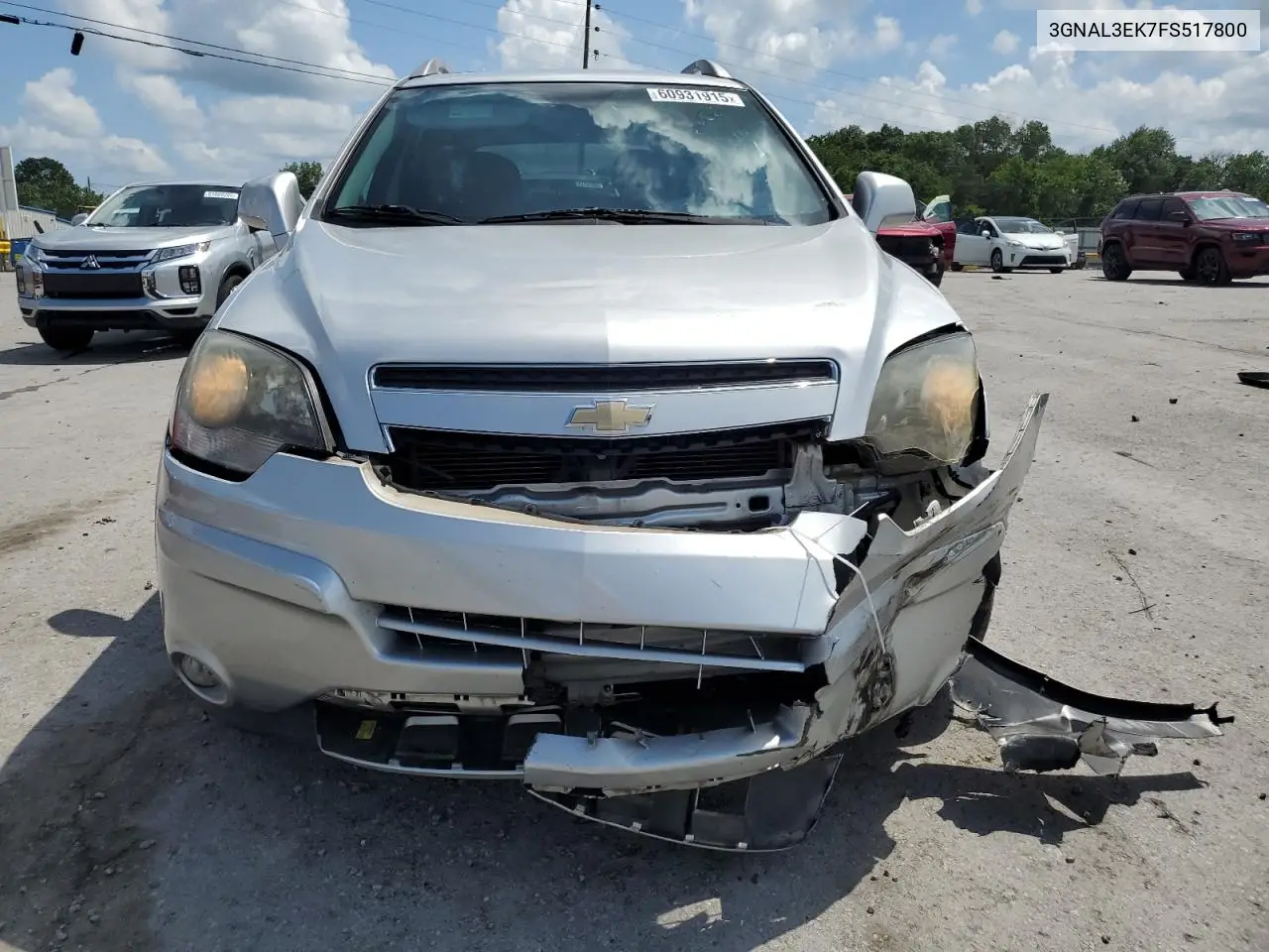 2015 Chevrolet Captiva Lt VIN: 3GNAL3EK7FS517800 Lot: 60931915