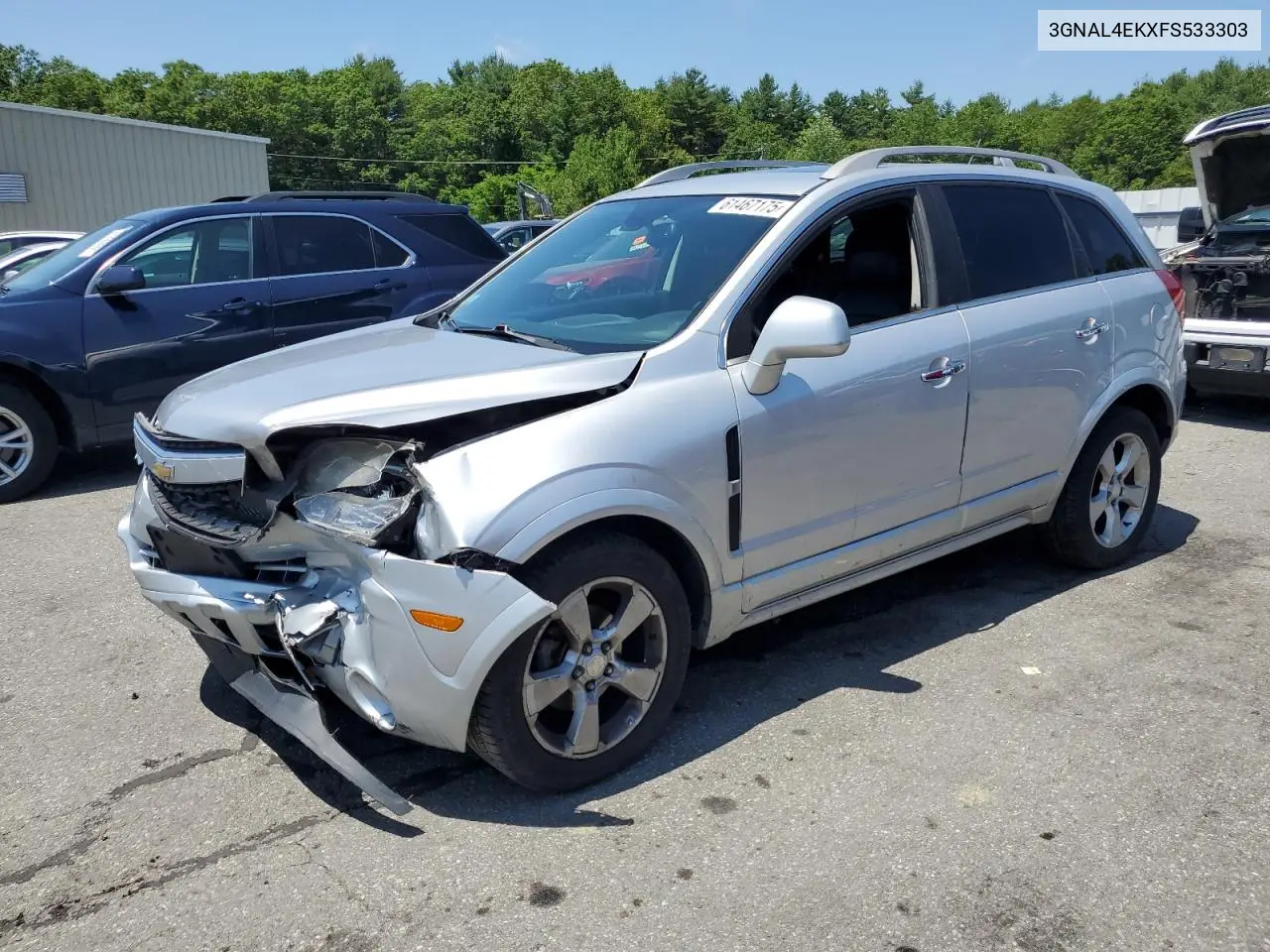 2015 Chevrolet Captiva Ltz VIN: 3GNAL4EKXFS533303 Lot: 61467175