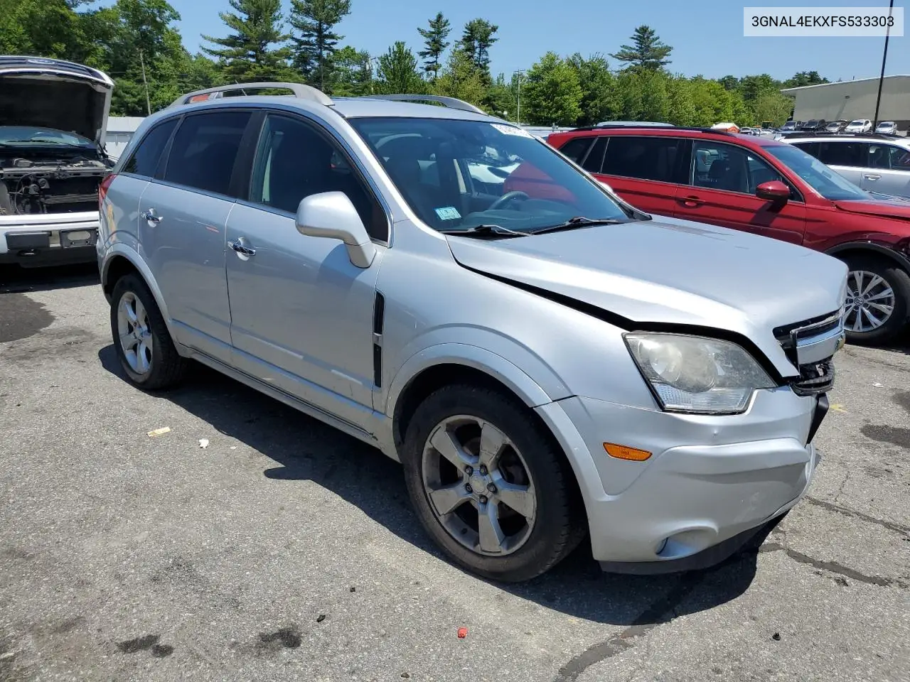 2015 Chevrolet Captiva Ltz VIN: 3GNAL4EKXFS533303 Lot: 61467175