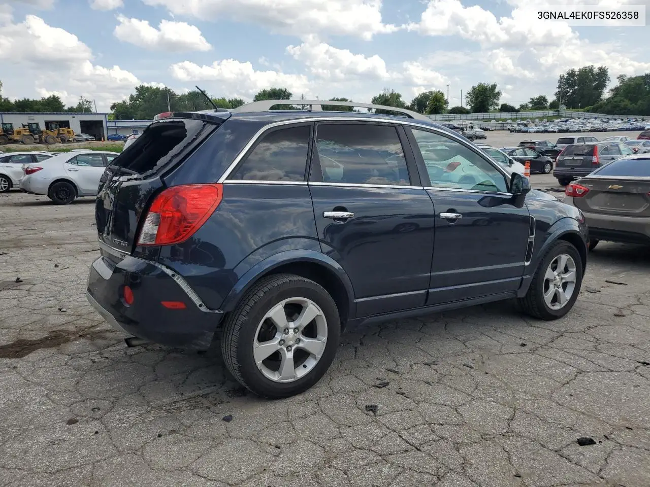 2015 Chevrolet Captiva Ltz VIN: 3GNAL4EK0FS526358 Lot: 61810175