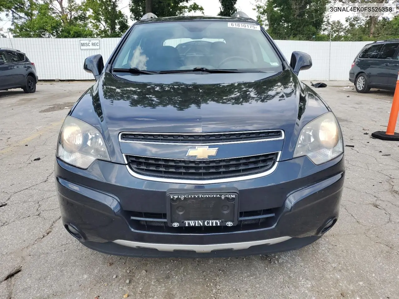 2015 Chevrolet Captiva Ltz VIN: 3GNAL4EK0FS526358 Lot: 61810175