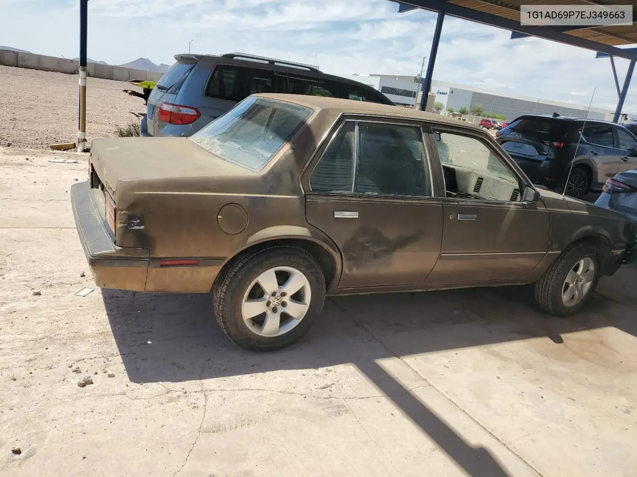 1984 Chevrolet Cavalier Cs VIN: 1G1AD69P7EJ349663 Lot: 55433795