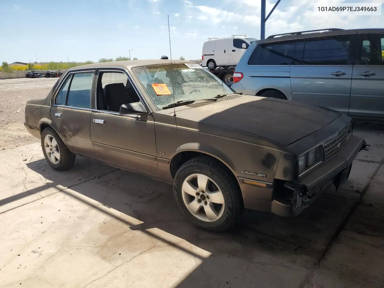 1984 Chevrolet Cavalier Cs VIN: 1G1AD69P7EJ349663 Lot: 55433795
