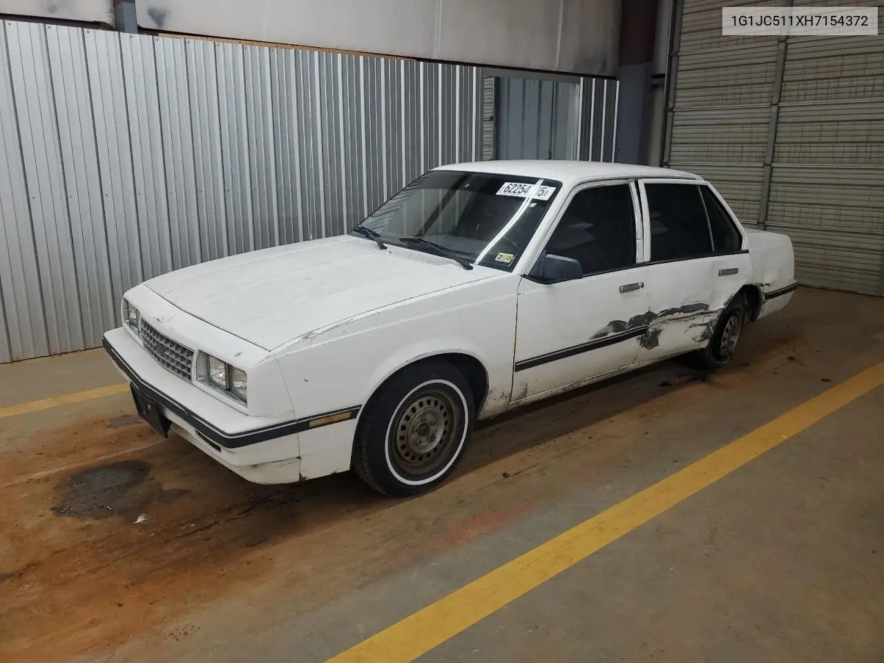1987 Chevrolet Cavalier VIN: 1G1JC511XH7154372 Lot: 62254405