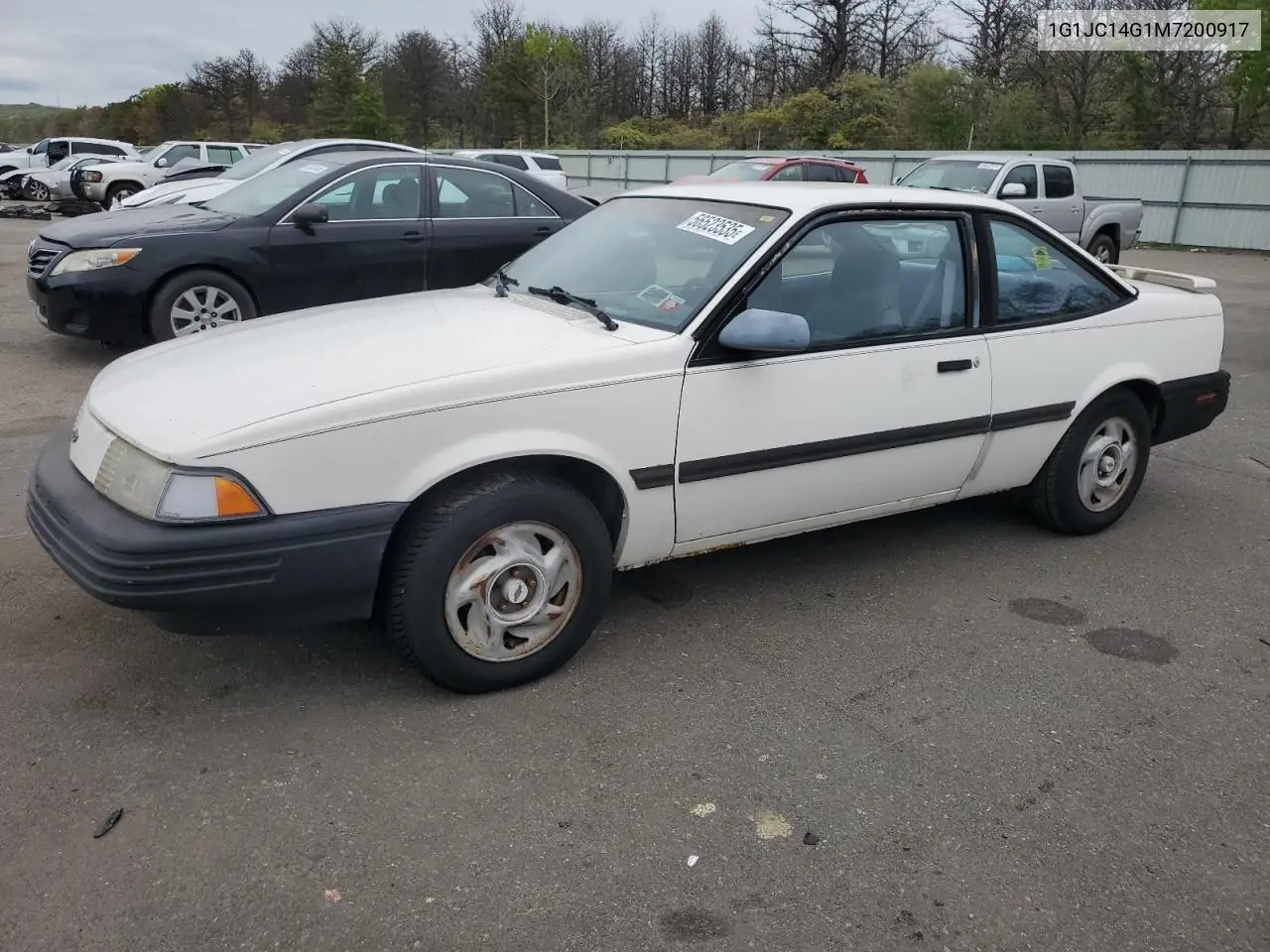 1991 Chevrolet Cavalier Vl VIN: 1G1JC14G1M7200917 Lot: 56523535