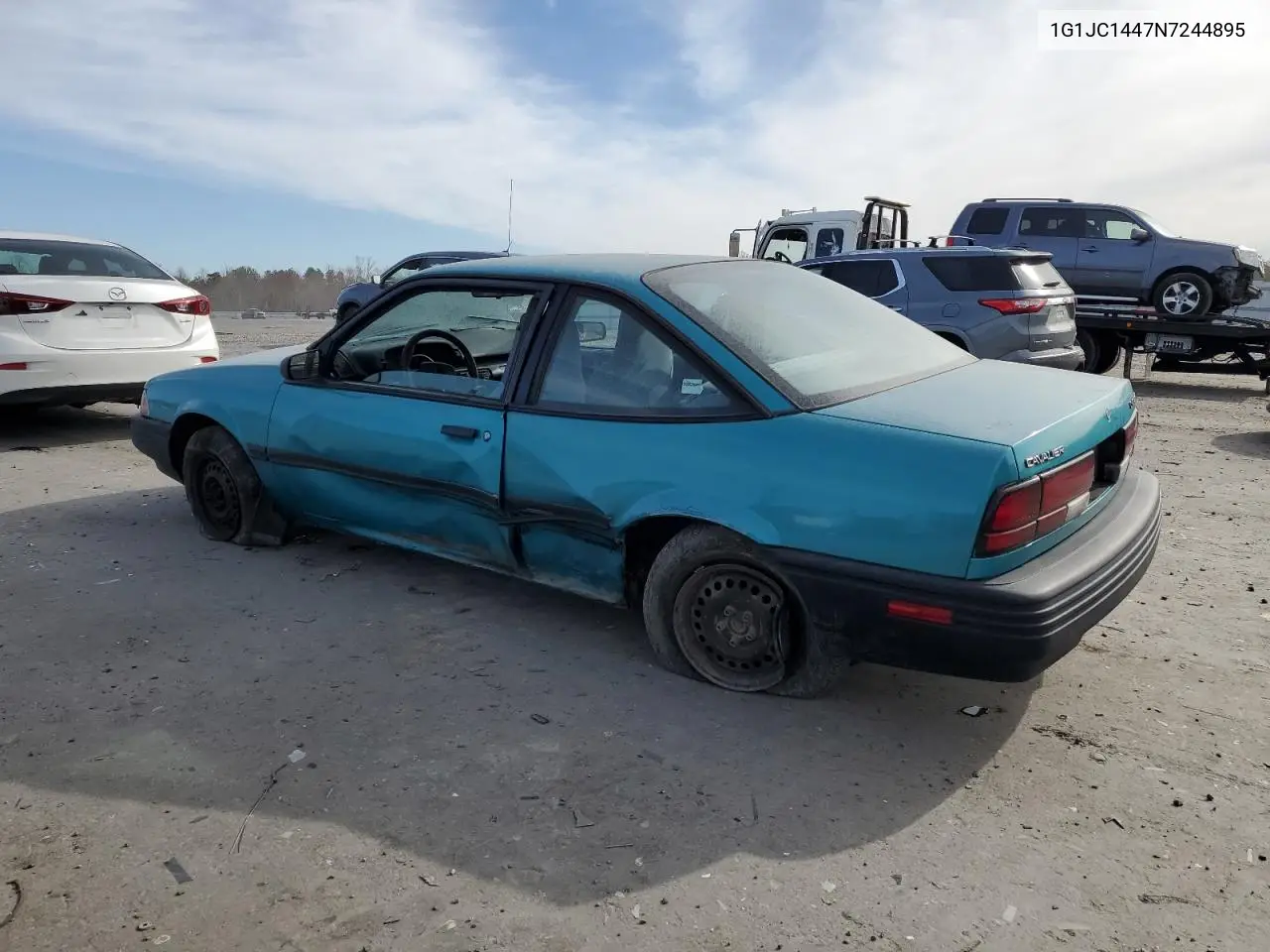 1992 Chevrolet Cavalier Vl VIN: 1G1JC1447N7244895 Lot: 47286375