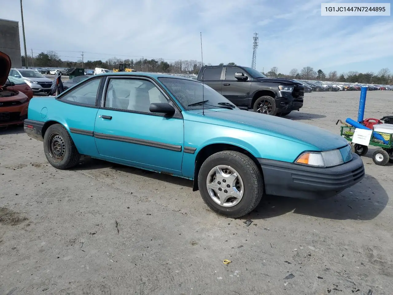 1992 Chevrolet Cavalier Vl VIN: 1G1JC1447N7244895 Lot: 47286375