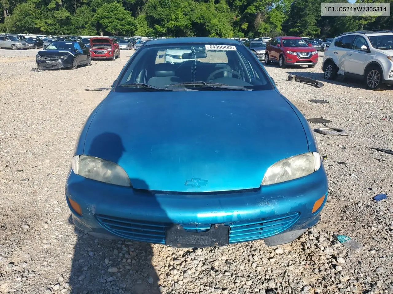 1998 Chevrolet Cavalier VIN: 1G1JC524XW7305314 Lot: 64360485
