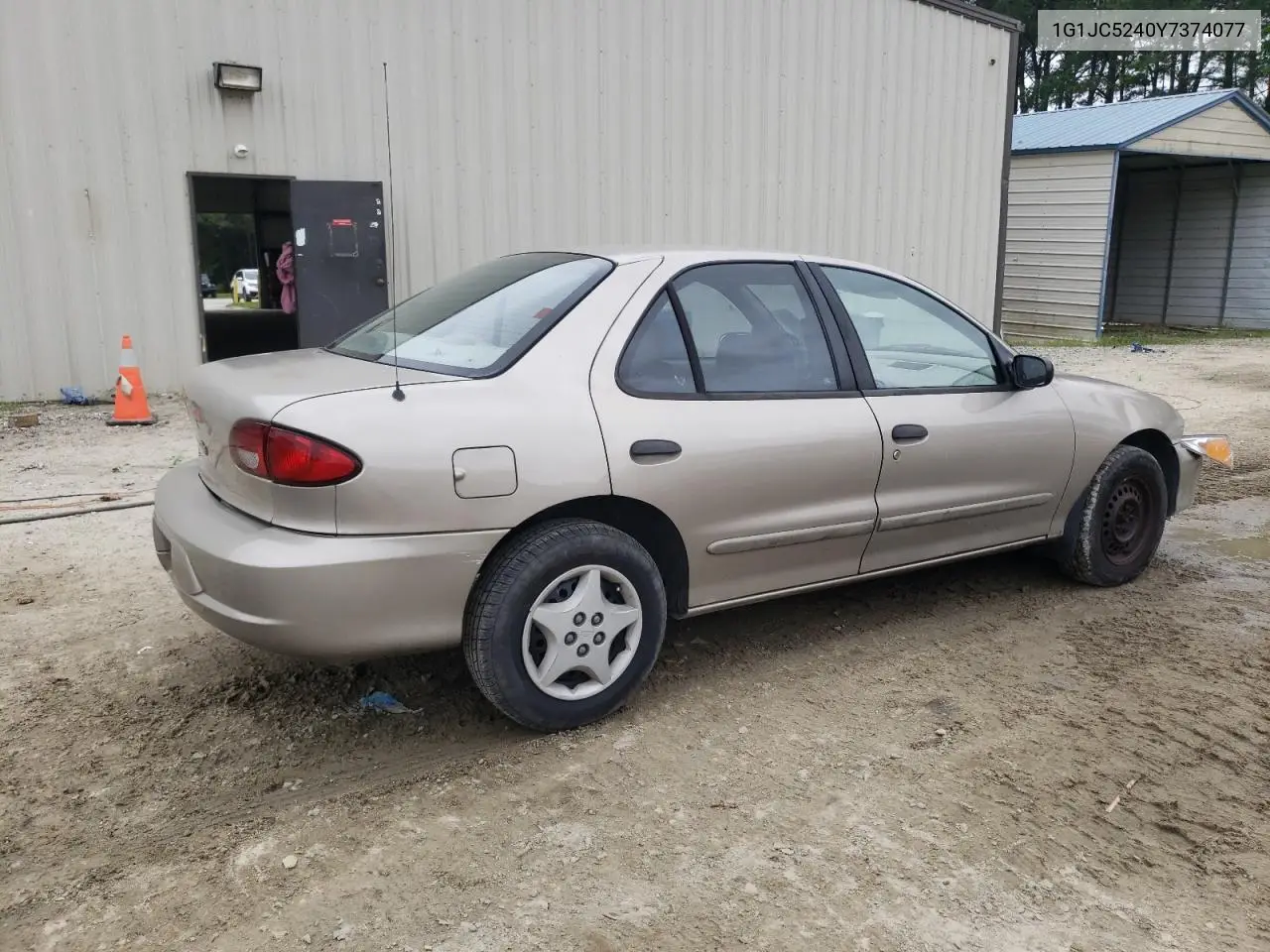 2000 Chevrolet Cavalier VIN: 1G1JC5240Y7374077 Lot: 61360025