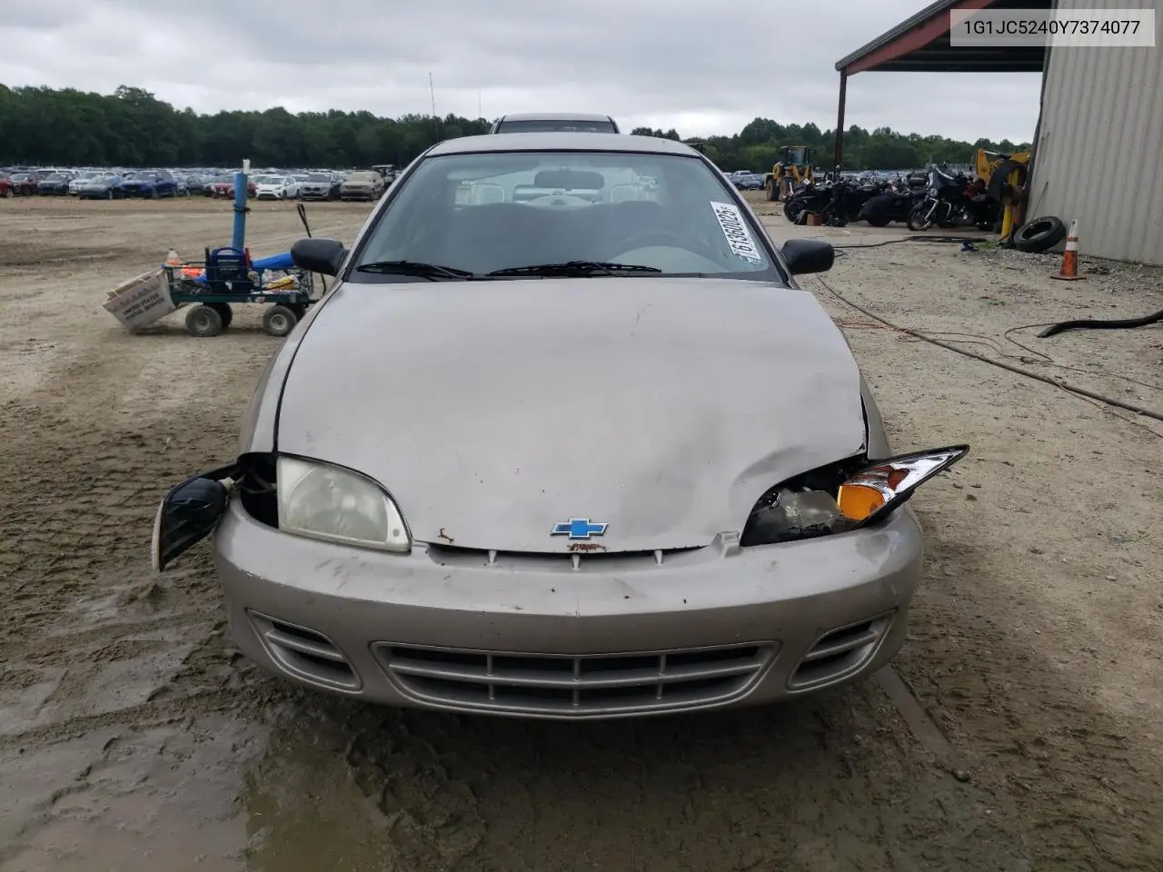 2000 Chevrolet Cavalier VIN: 1G1JC5240Y7374077 Lot: 61360025
