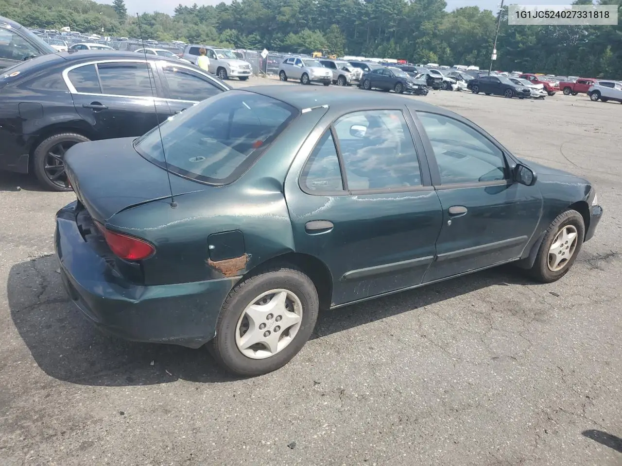 2002 Chevrolet Cavalier Base VIN: 1G1JC524027331818 Lot: 64802955