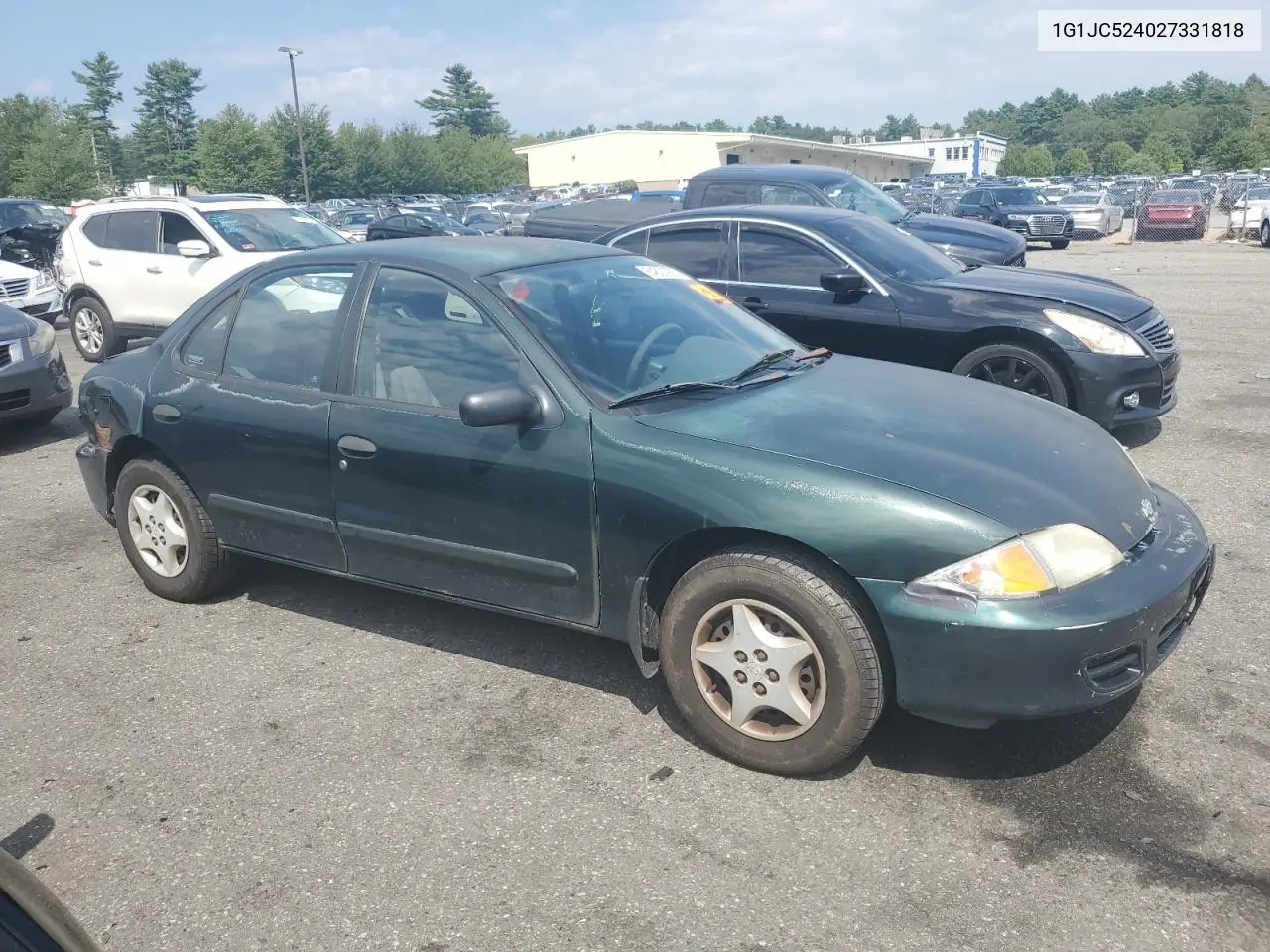 2002 Chevrolet Cavalier Base VIN: 1G1JC524027331818 Lot: 64802955