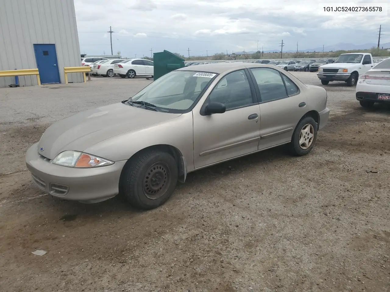 2002 Chevrolet Cavalier Base VIN: 1G1JC524027365578 Lot: 65808005