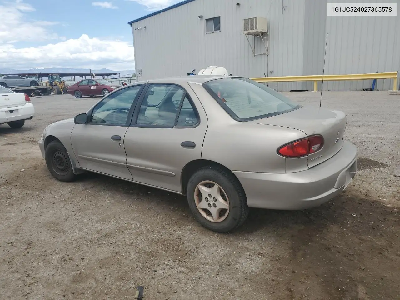 2002 Chevrolet Cavalier Base VIN: 1G1JC524027365578 Lot: 65808005