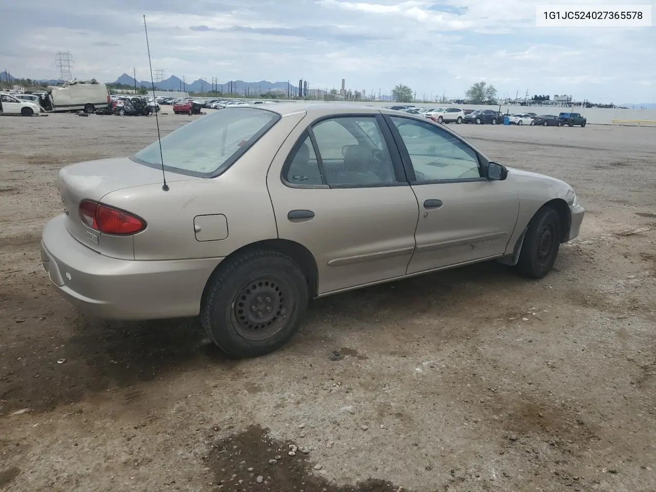 2002 Chevrolet Cavalier Base VIN: 1G1JC524027365578 Lot: 65808005