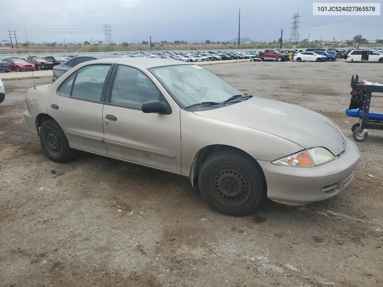 2002 Chevrolet Cavalier Base VIN: 1G1JC524027365578 Lot: 65808005