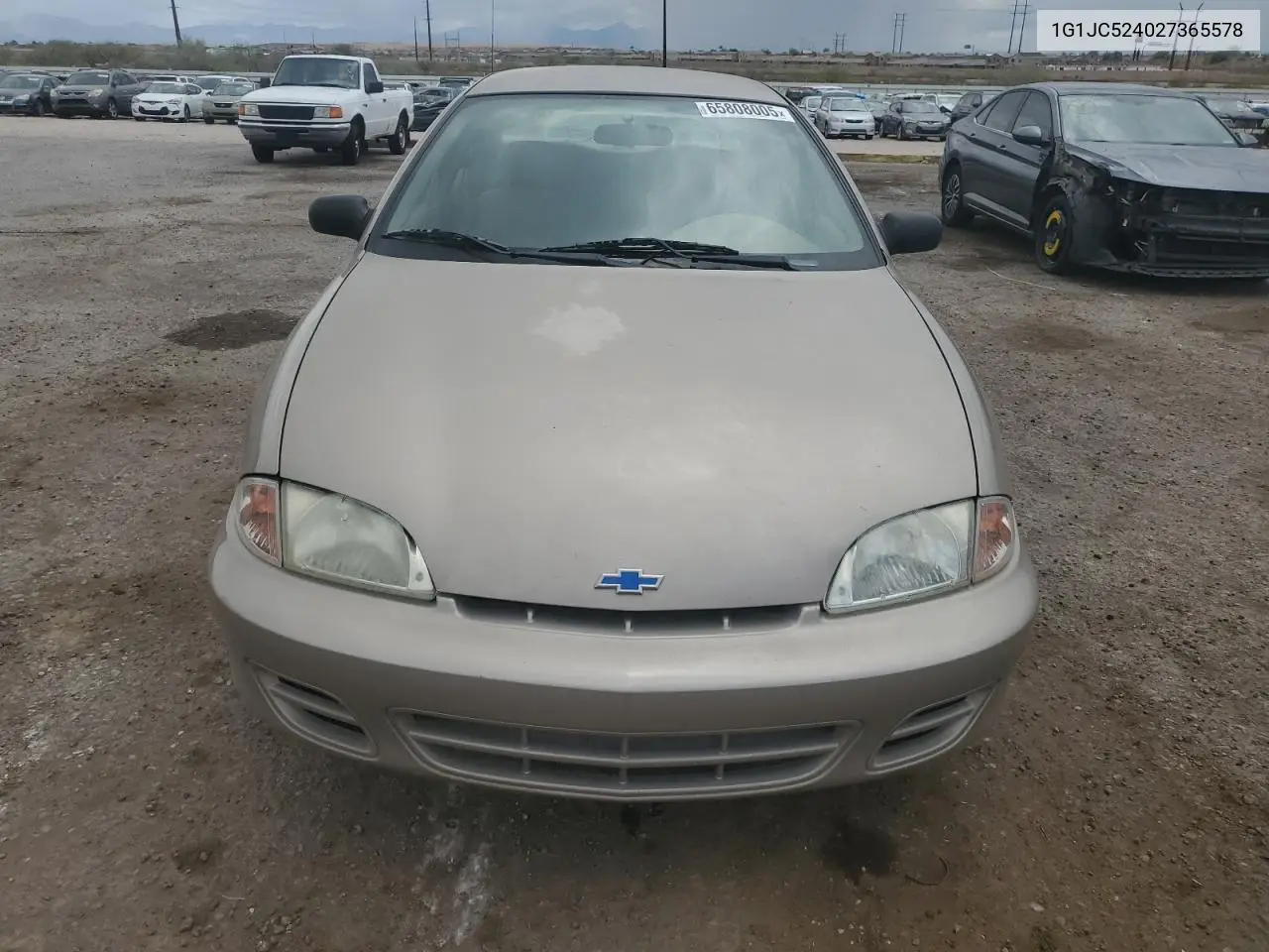 2002 Chevrolet Cavalier Base VIN: 1G1JC524027365578 Lot: 65808005