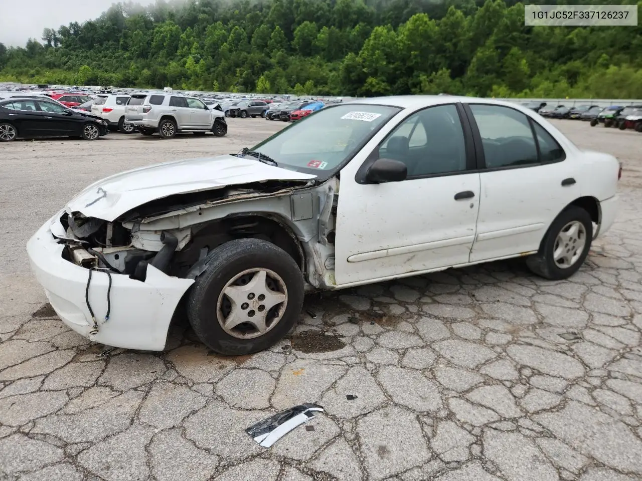 2003 Chevrolet Cavalier VIN: 1G1JC52F337126237 Lot: 62459215