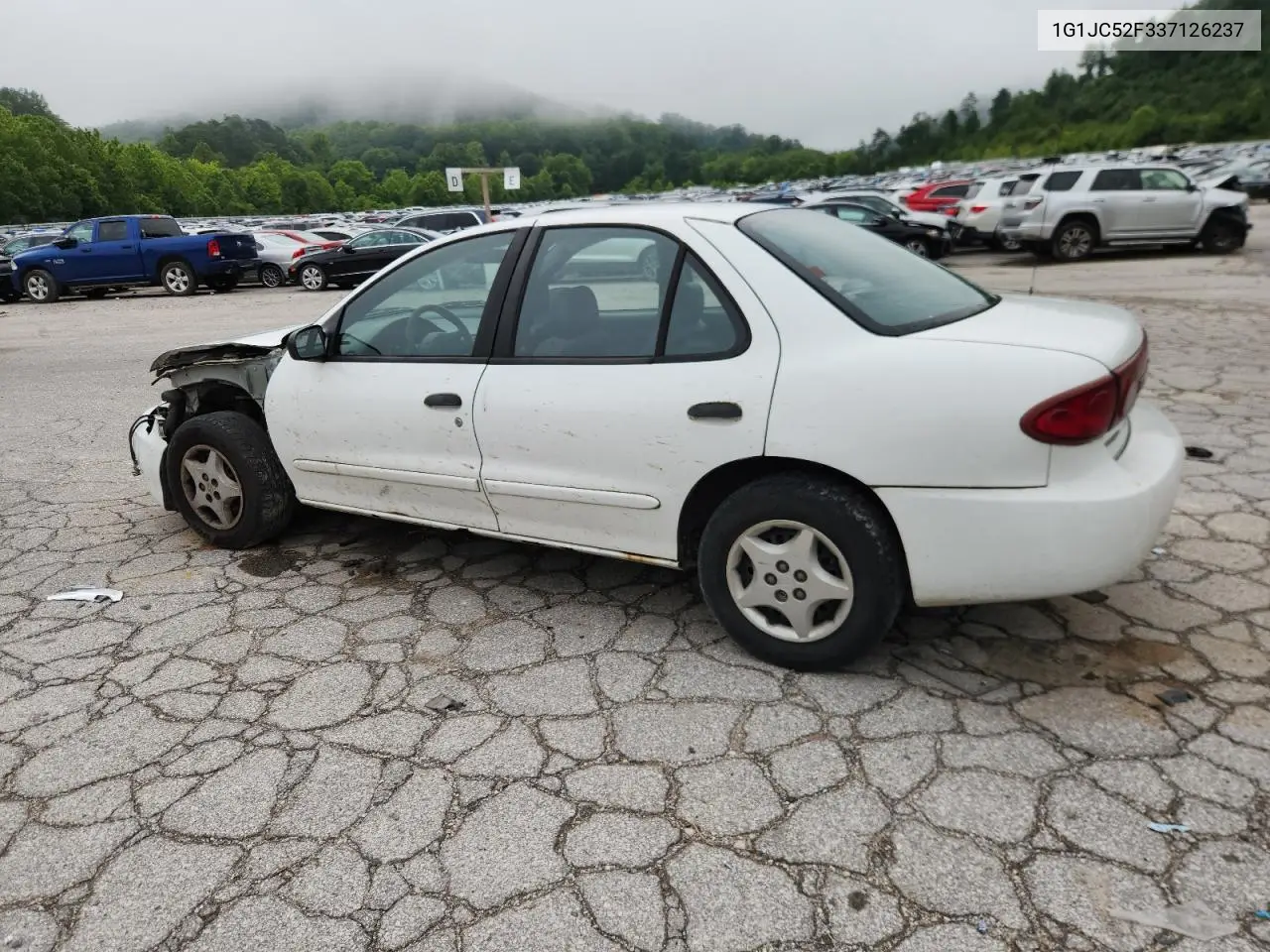 2003 Chevrolet Cavalier VIN: 1G1JC52F337126237 Lot: 62459215