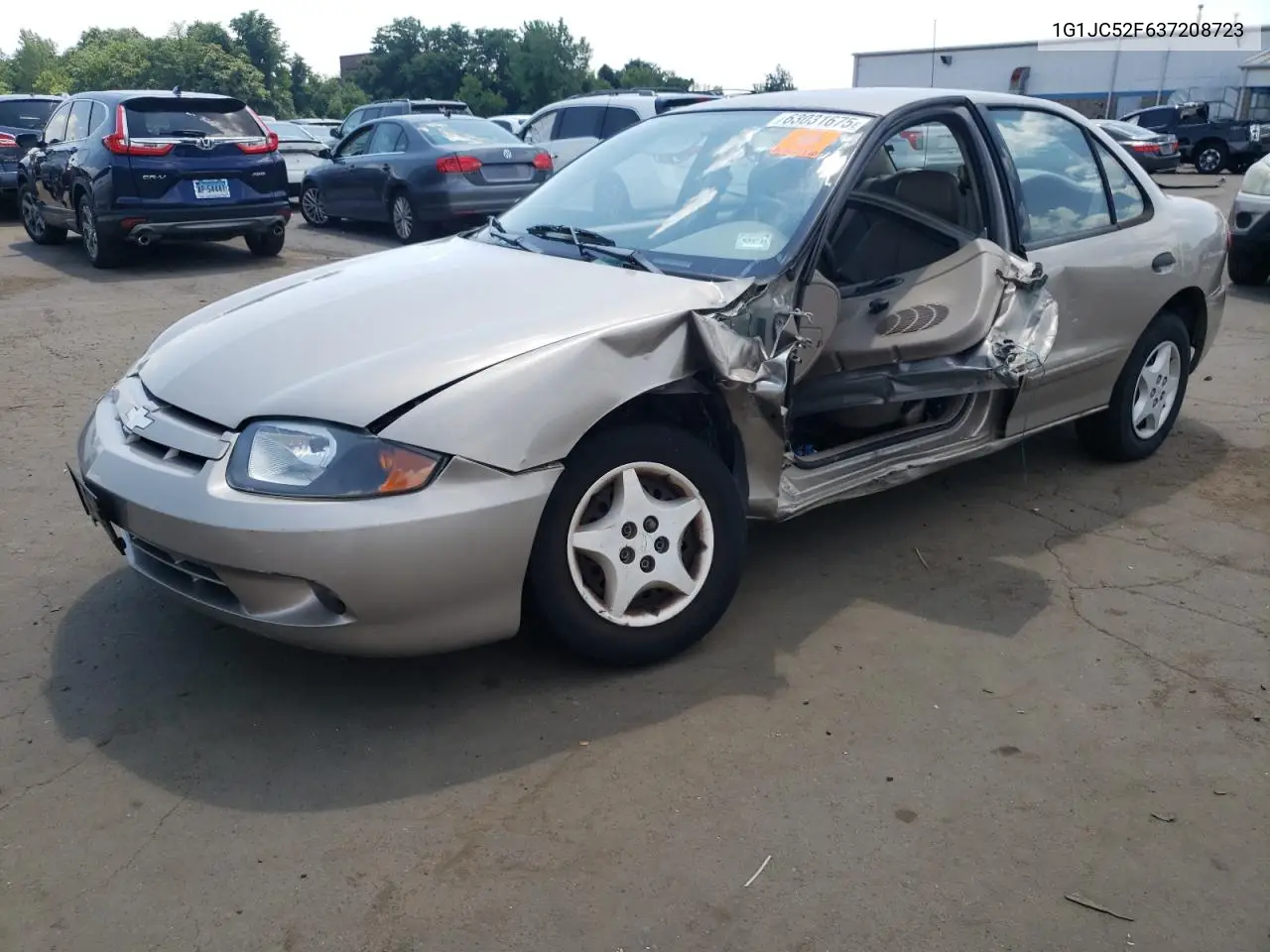 2003 Chevrolet Cavalier VIN: 1G1JC52F637208723 Lot: 63031675