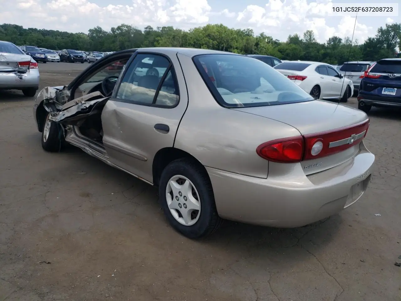 2003 Chevrolet Cavalier VIN: 1G1JC52F637208723 Lot: 63031675