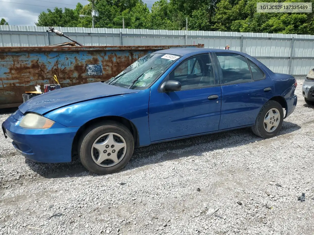 2003 Chevrolet Cavalier VIN: 1G1JC52F137335489 Lot: 64784595