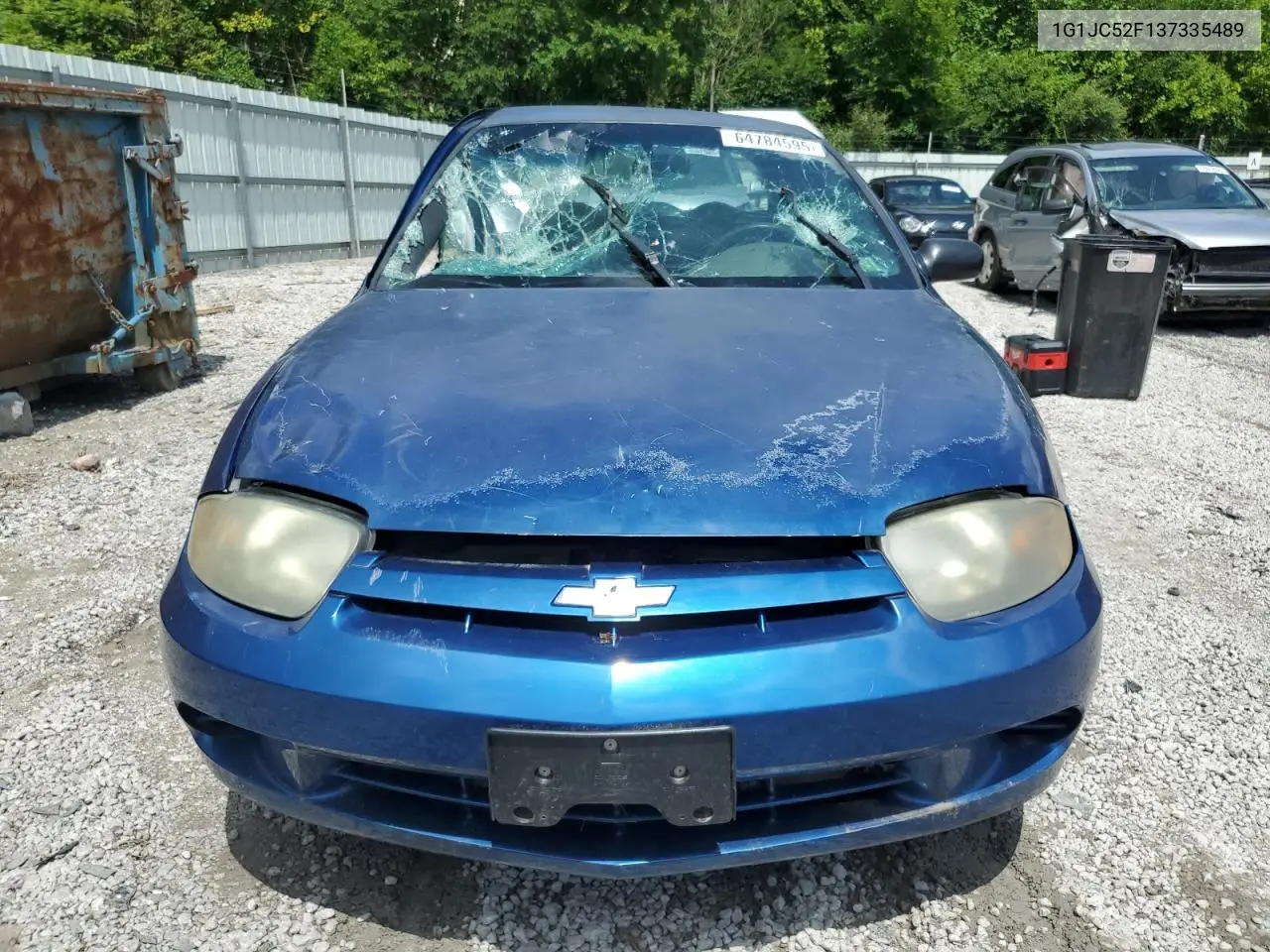 2003 Chevrolet Cavalier VIN: 1G1JC52F137335489 Lot: 64784595