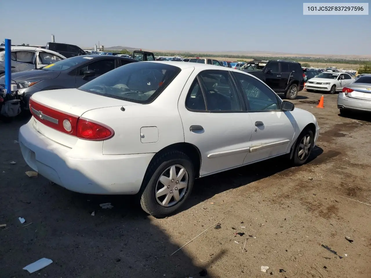 2003 Chevrolet Cavalier VIN: 1G1JC52F837297596 Lot: 65199645