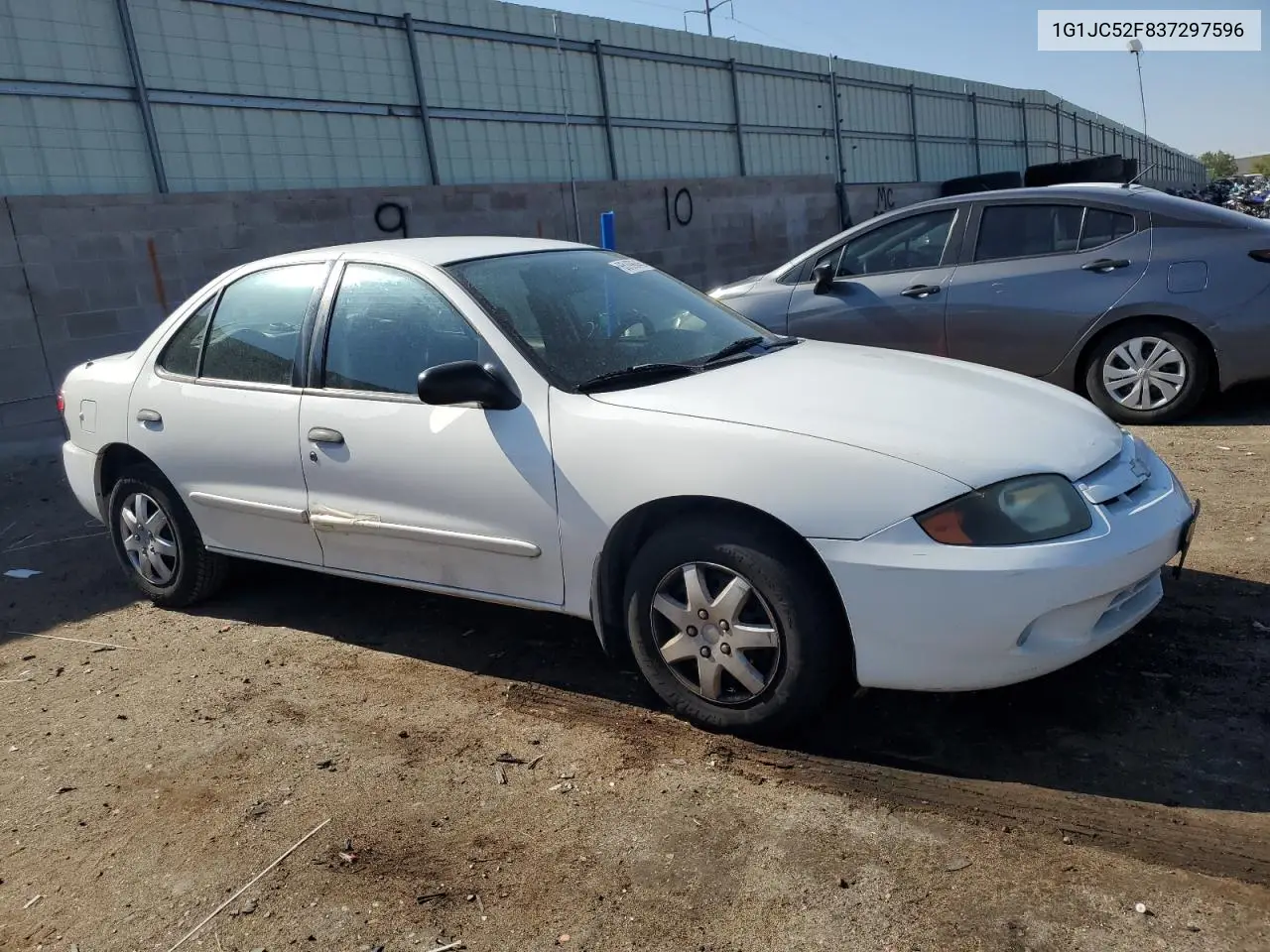 2003 Chevrolet Cavalier VIN: 1G1JC52F837297596 Lot: 65199645