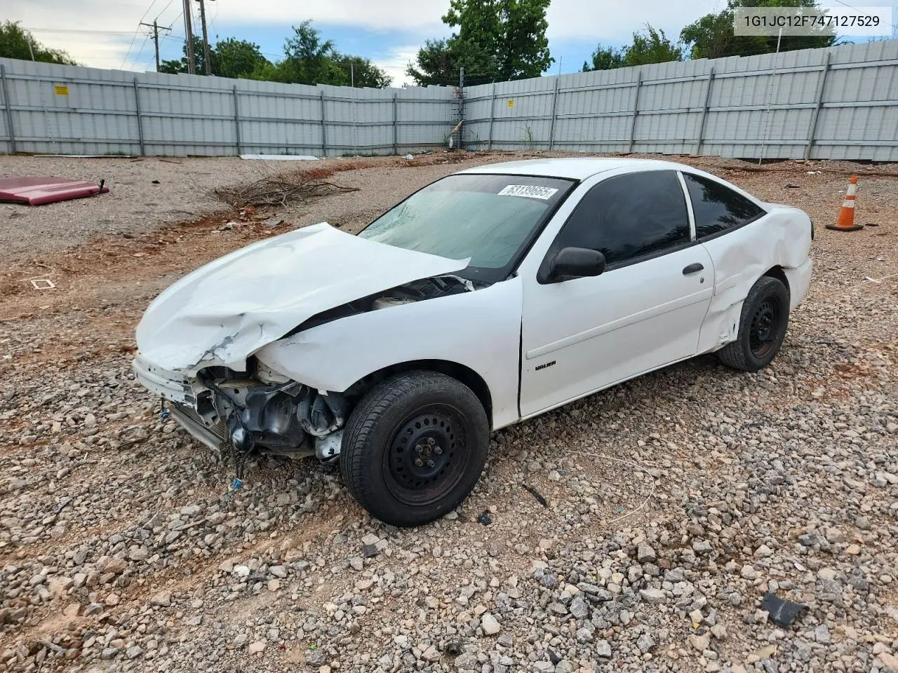 2004 Chevrolet Cavalier VIN: 1G1JC12F747127529 Lot: 63139665