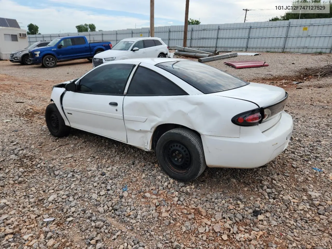 2004 Chevrolet Cavalier VIN: 1G1JC12F747127529 Lot: 63139665