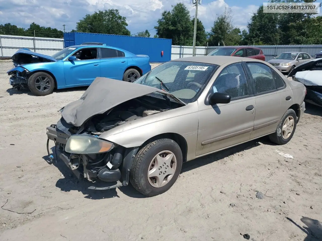 2004 Chevrolet Cavalier VIN: 1G1JC52F847123707 Lot: 63405195